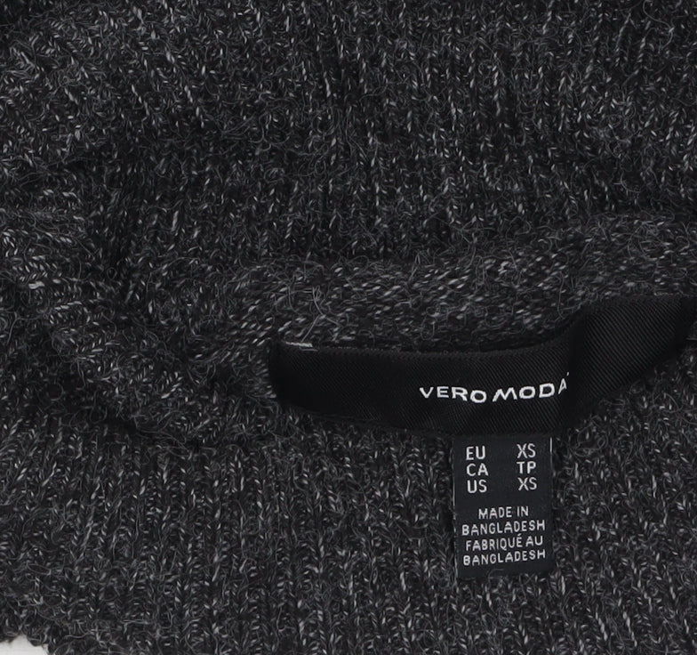 Womens UK Size XS VERO MODA Grey Pullover Jumper