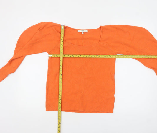 Womens UK Size 12 NEXT Orange Pullover Jumper