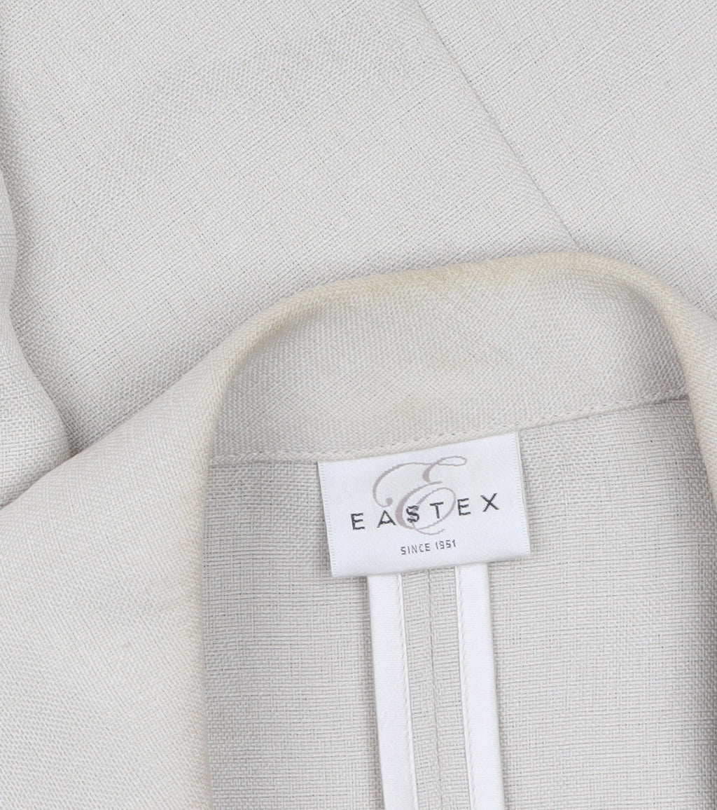 Eastex Women Beige Short Sleeve Blazer UK 16 Classic Business Jacket