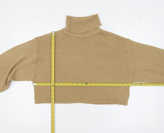Womens UK Size M H&M Beige Pullover Jumper