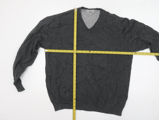 Mens UK Size XL Marks and Spencer Grey Pullover Jumper