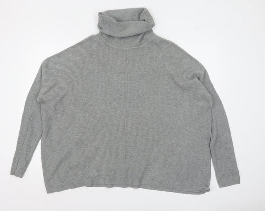 Womens UK Size 12 Warehouse Grey Pullover Jumper