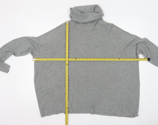 Womens UK Size 12 Warehouse Grey Pullover Jumper