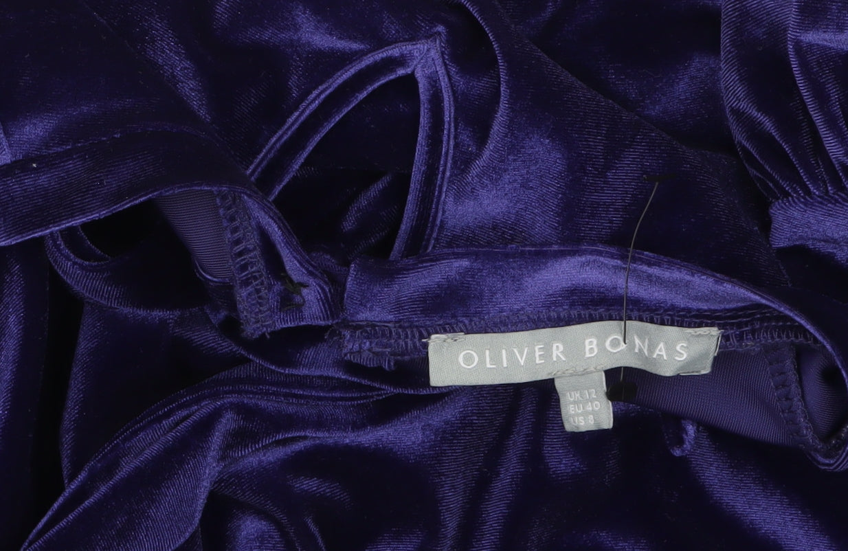 Womens UK Size 12 Oliver Bonas A-Line Dress