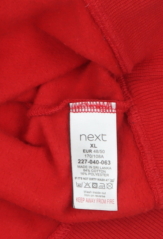 Womens UK Size XL NEXT Red Pullover Sweatshirt