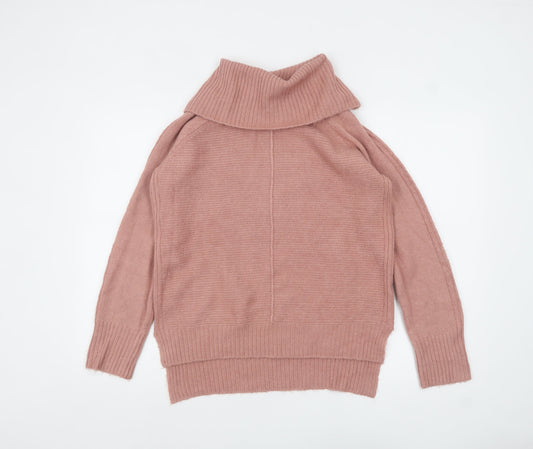 Womens UK Size S Oasis Pink Pullover Jumper