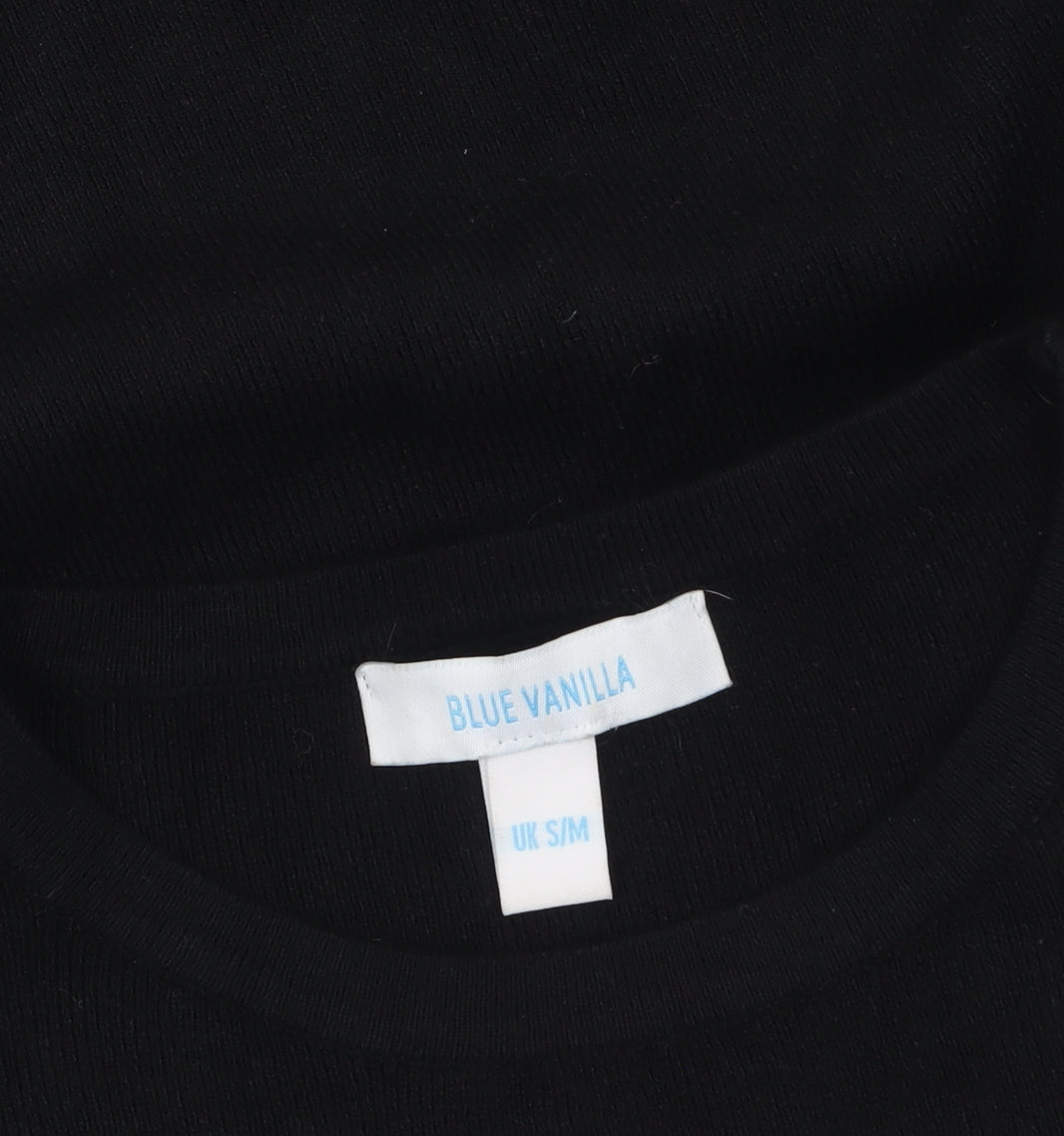 Womens UK Size S Blue Vanilla Black Pullover Jumper