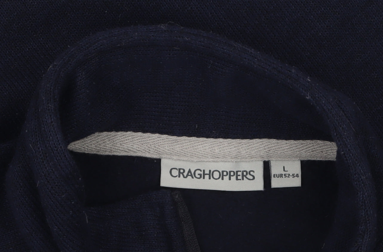 Mens UK Size L Craghoppers Blue Pullover Sweatshirt