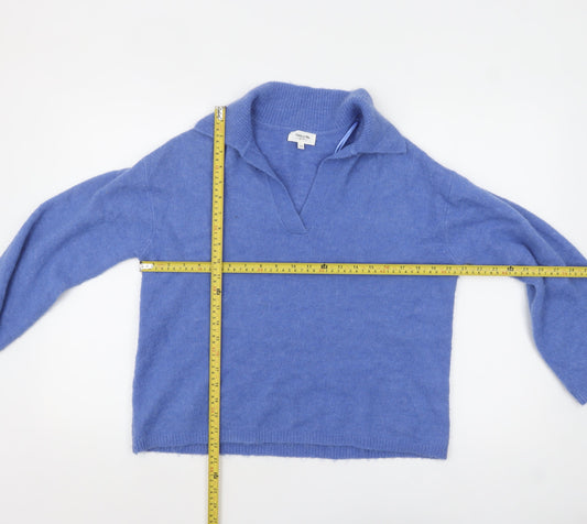 Womens UK Size S Grace & Mila Blue Pullover Jumper