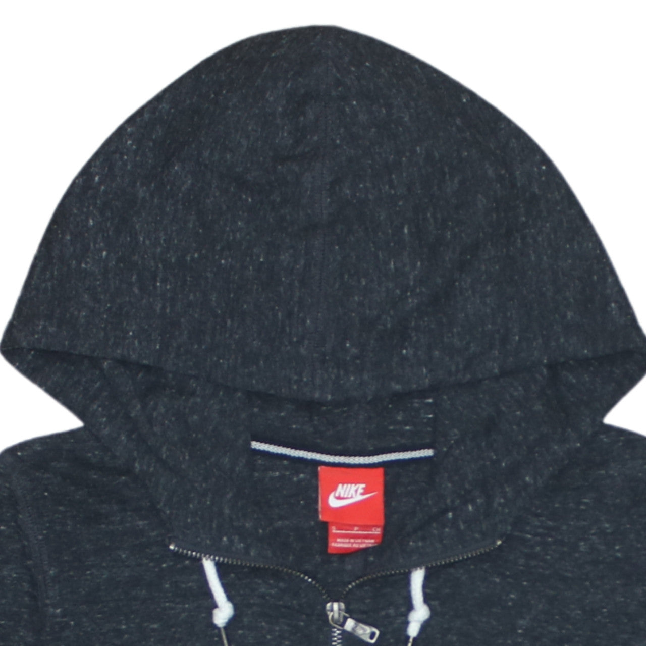 Womens UK Size S Nike Black Full Zip Hoodie