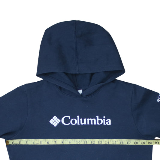 Womens UK Size M Columbia Blue Pullover Hoodie