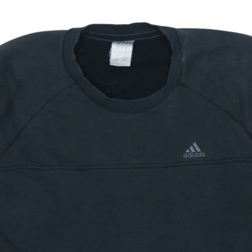 Mens UK Size L adidas Black Pullover Sweatshirt