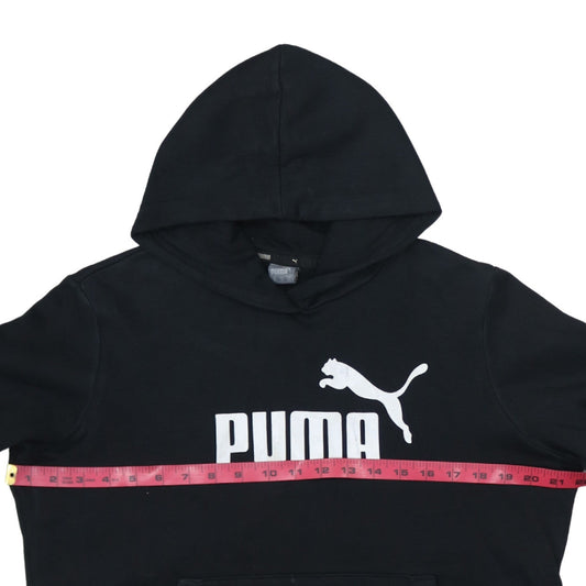 Womens UK Size XL PUMA Black Pullover Hoodie