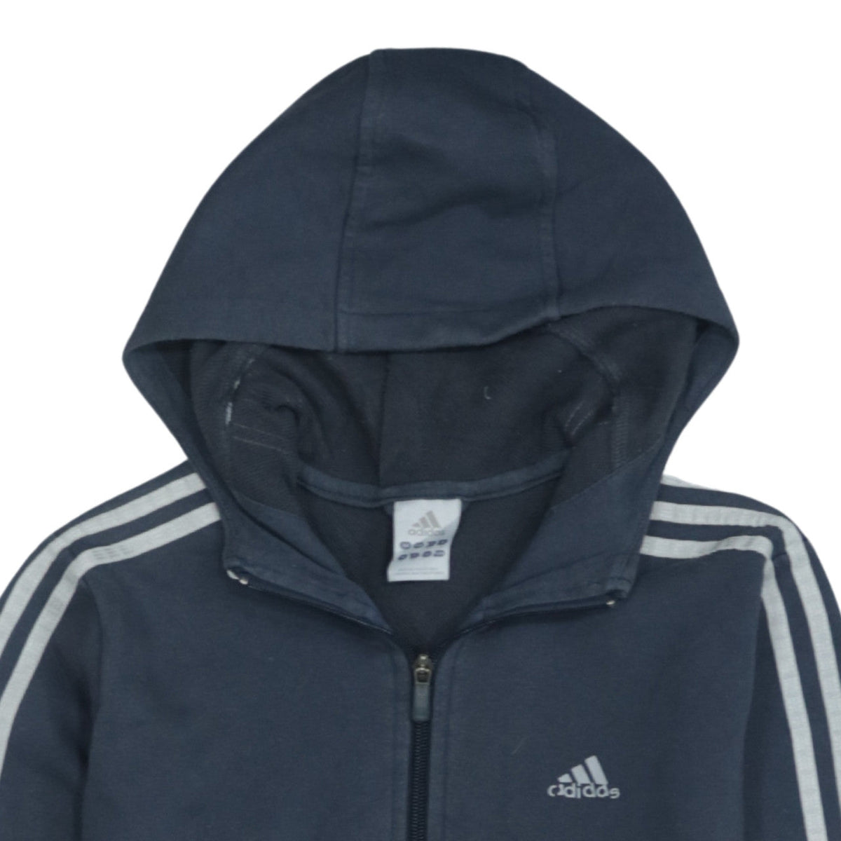 Additional view of adidas Men’s Blue Track Jacket L Full Zip Hooded Sportswear