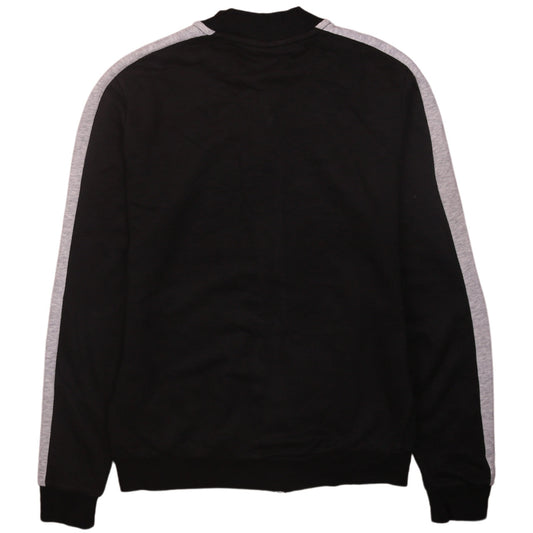 Puma Men's Black and Grey XS Track Jacket Full Zip Athletic