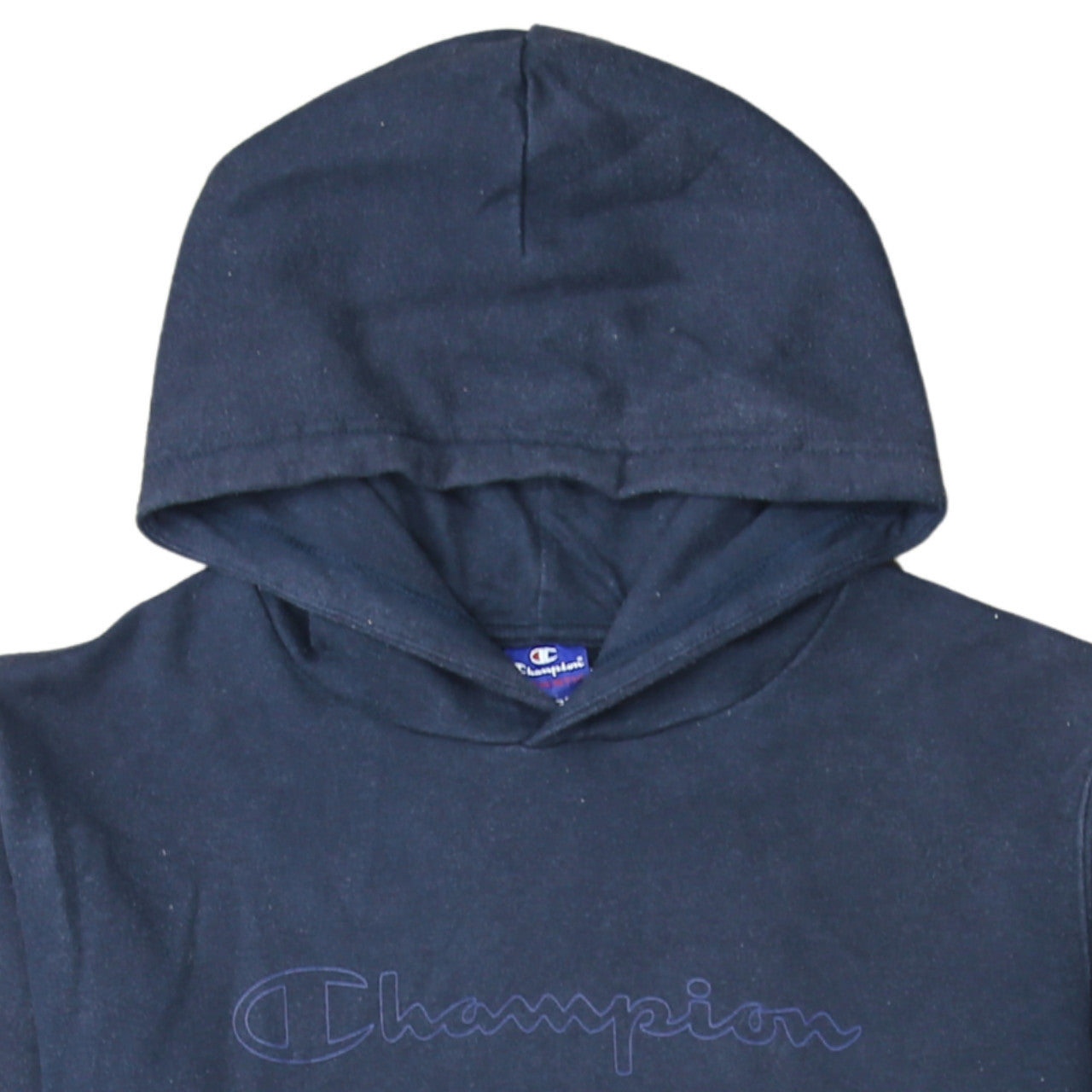 Mens UK Size L Champion Blue Pullover Hoodie