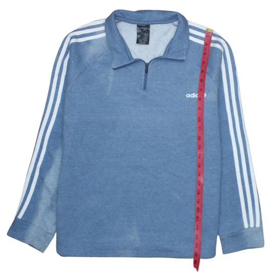Womens UK Size 20 adidas Blue Pullover Sweatshirt