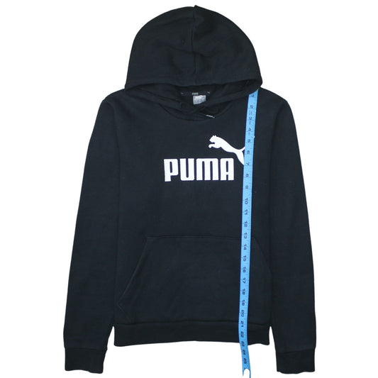 Womens UK Size 12 PUMA Black Pullover Hoodie
