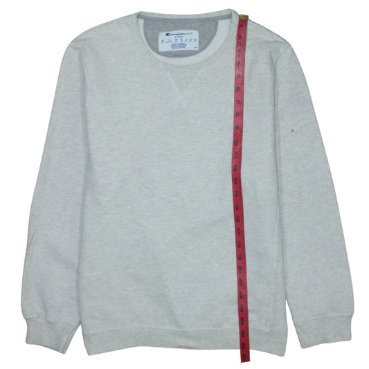 Womens UK Size 2XL Champion Grey Pullover Sweatshirt