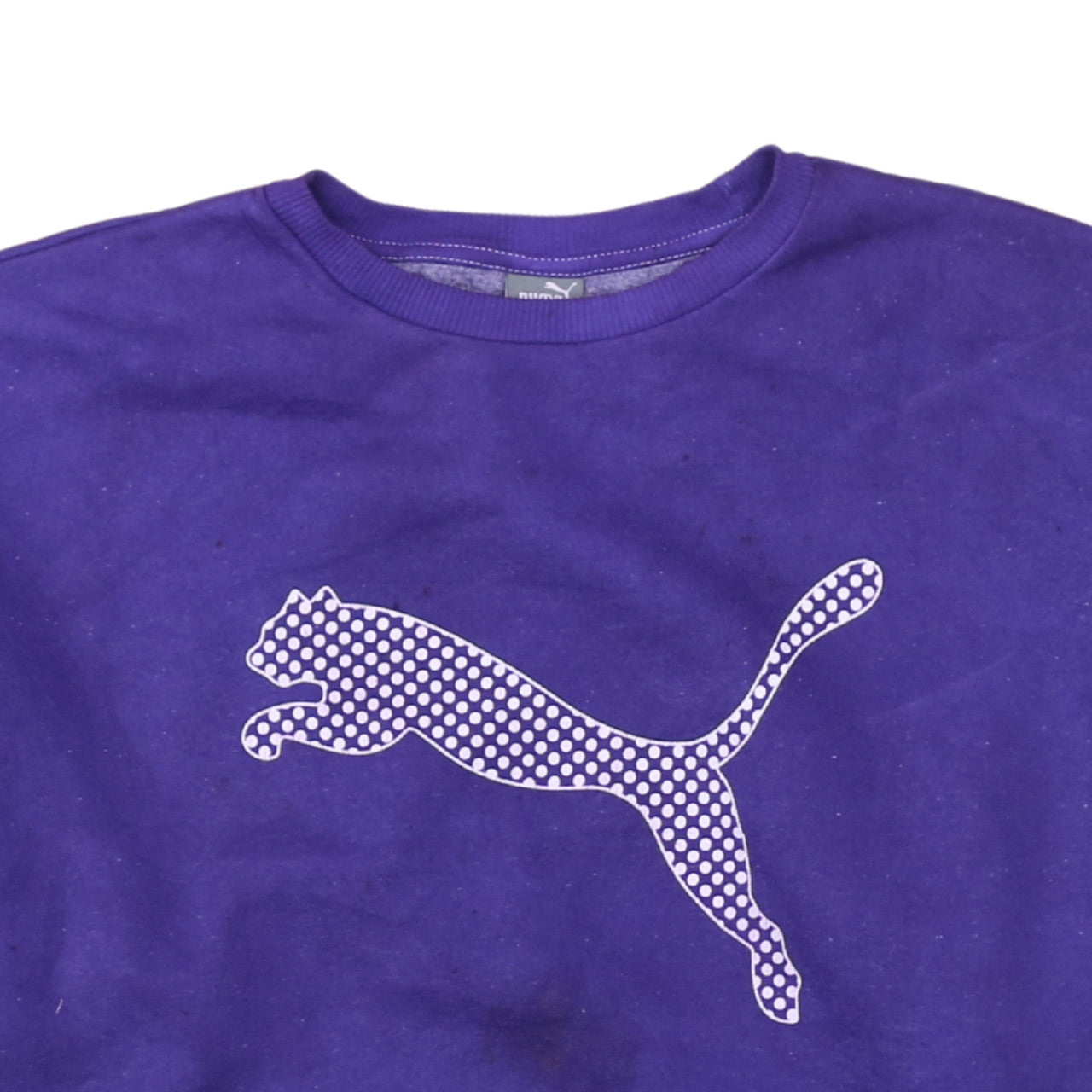 Womens UK Size XL PUMA Purple Pullover Sweatshirt