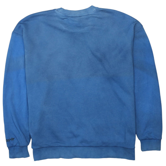 Womens UK Size 10 adidas Blue Pullover Sweatshirt