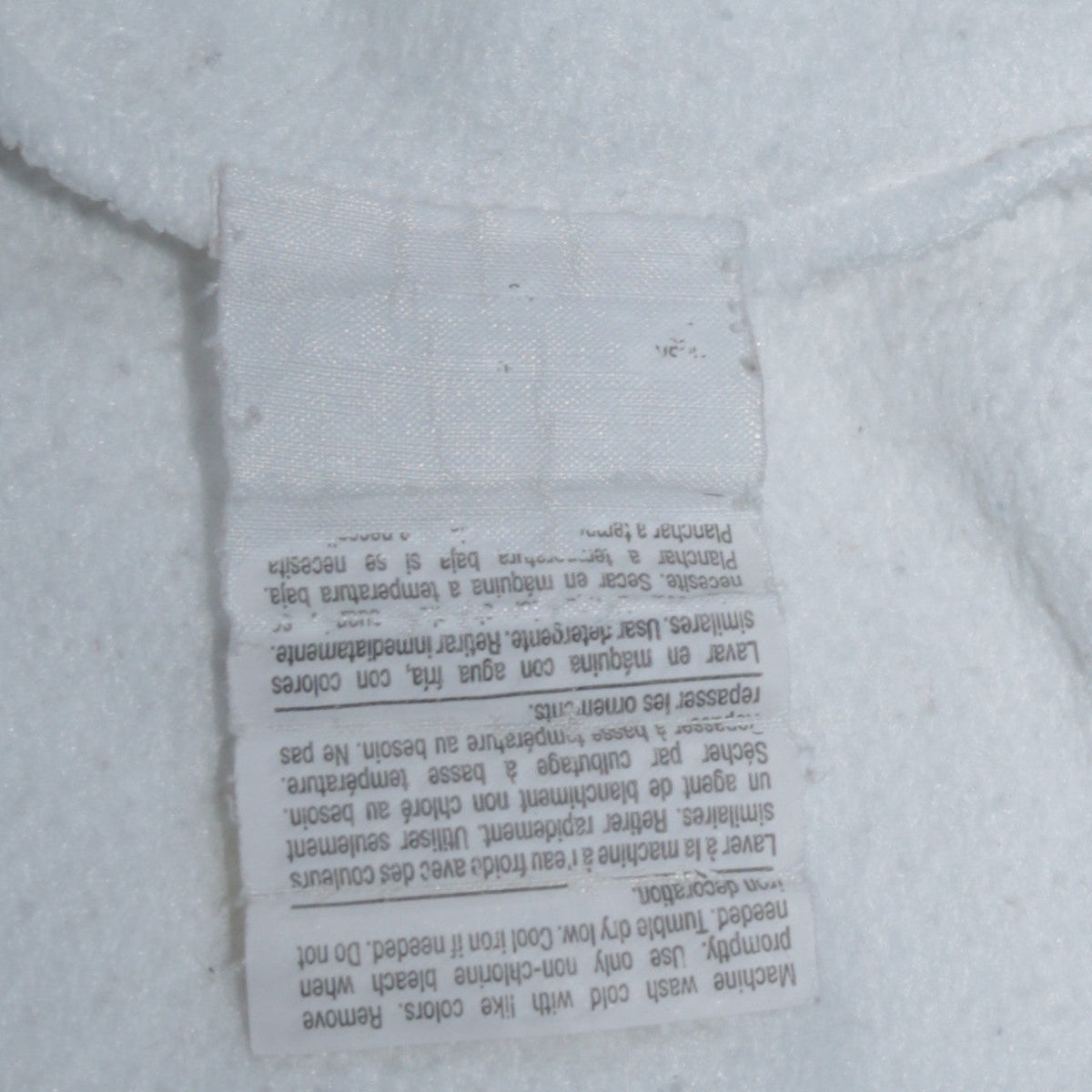 Mens UK Size M Champion White Pullover Hoodie