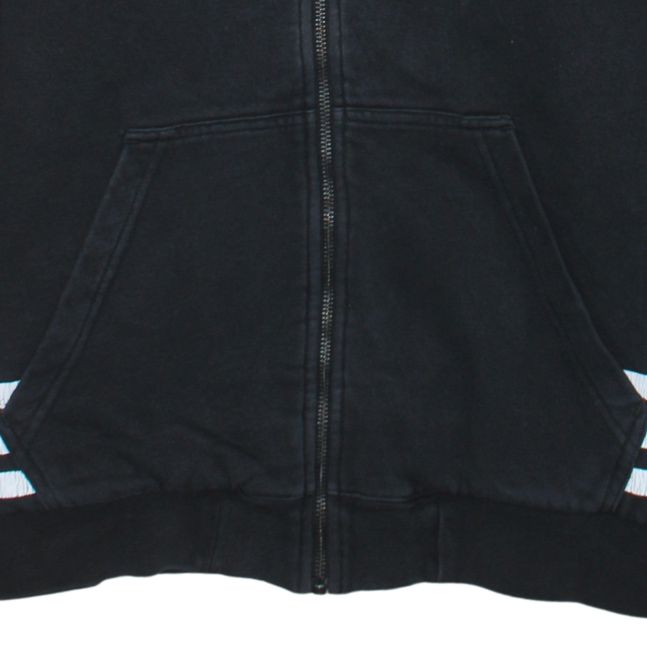 Mens UK Size M adidas Black Full Zip Hoodie