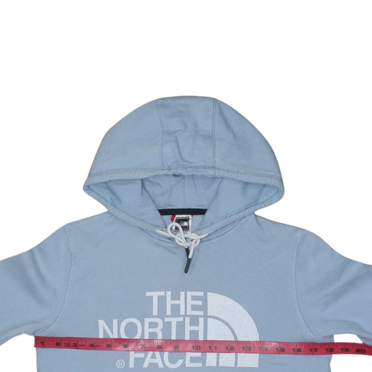Womens UK Size XS The North Face Blue Pullover Hoodie