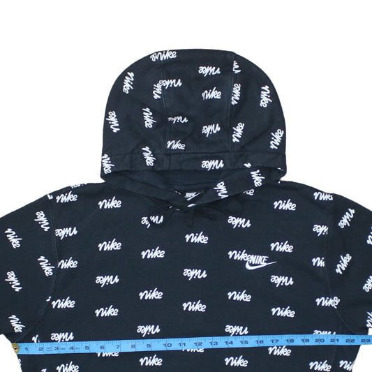 Womens UK Size S Nike Black Pullover Hoodie