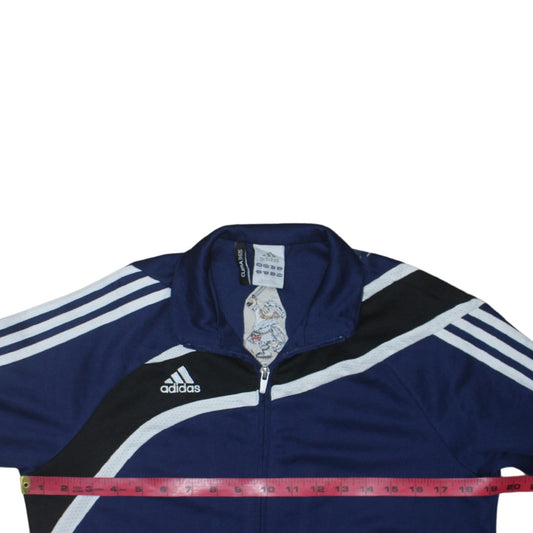 Adidas Boys Blue Clima365 Track Jacket 13-14 Years Full Zip Lightweight Top