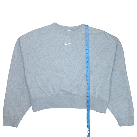 Womens UK Size XS Nike Grey Pullover Sweatshirt