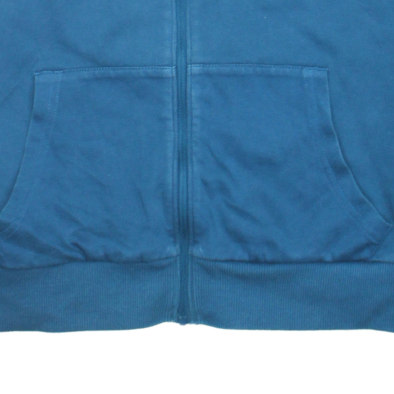Womens UK Size S Nike Blue Full Zip Hoodie