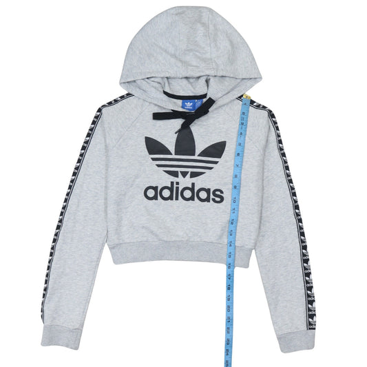 Womens UK Size XS adidas Grey Pullover Hoodie