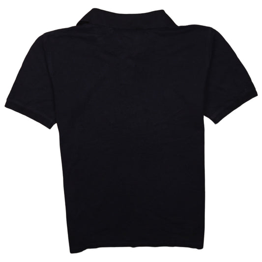 Tommy Hilfiger Men's Black Cotton Polo Shirt L Classic Fit