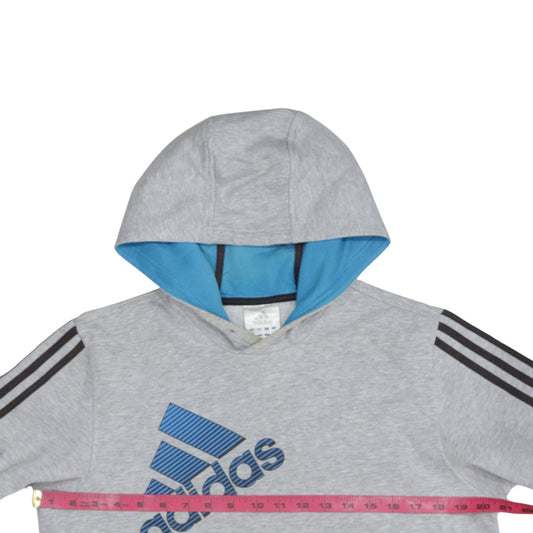 Mens UK Size M adidas Grey Pullover Hoodie