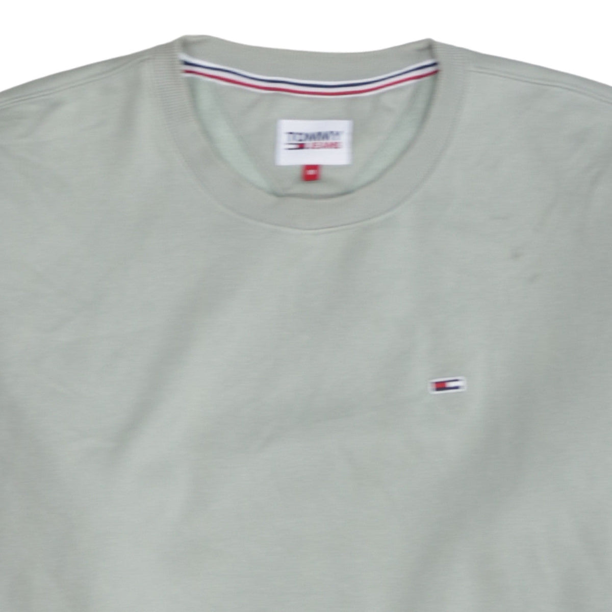 Mens UK Size M Tommy Jeans Beige Pullover Sweatshirt