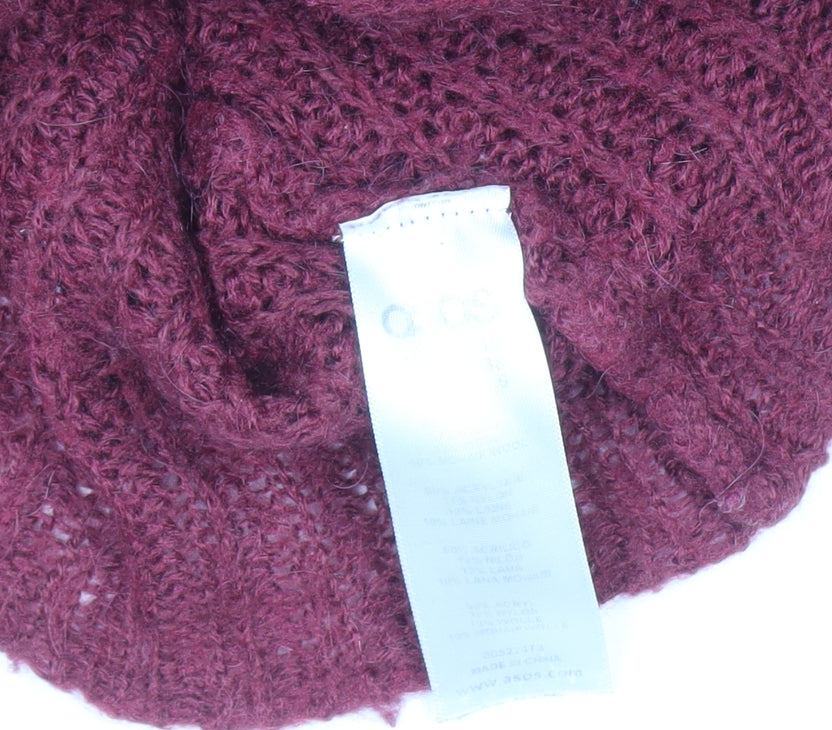 Womens UK Size 10 ASOS Red Pullover Jumper