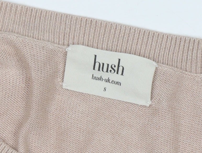 Womens UK Size S Hush Beige Pullover Jumper