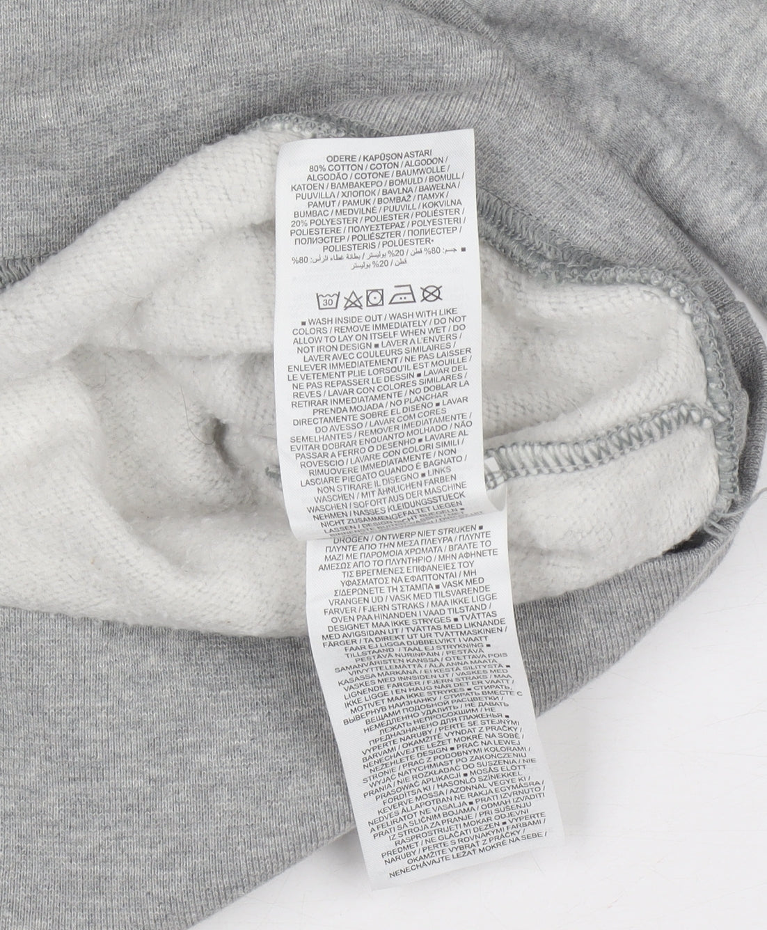 Mens UK Size S Nike Grey Pullover Hoodie