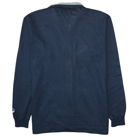Mens UK Size 2XL Champion Blue Full Zip Sweatshirt