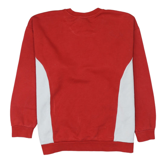 Womens UK Size 16 adidas Red Pullover Sweatshirt