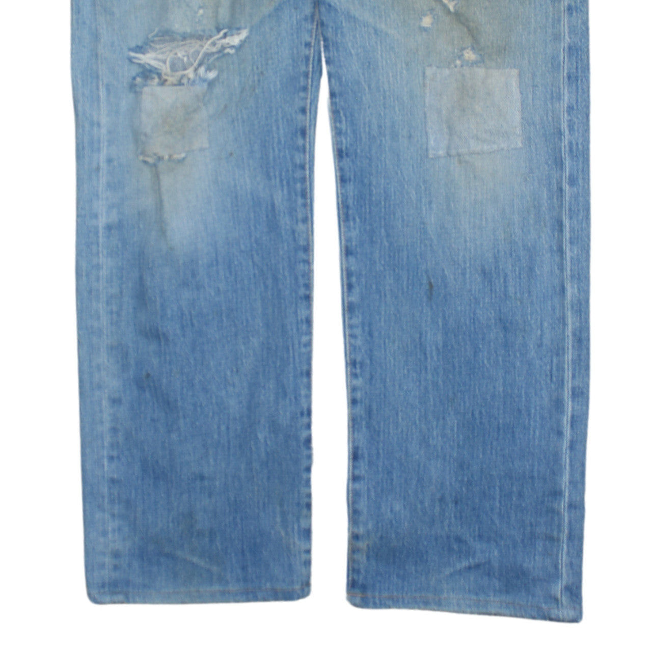 Mens UK Size 32 Levi's Regular Fit Straight Blue Jeans