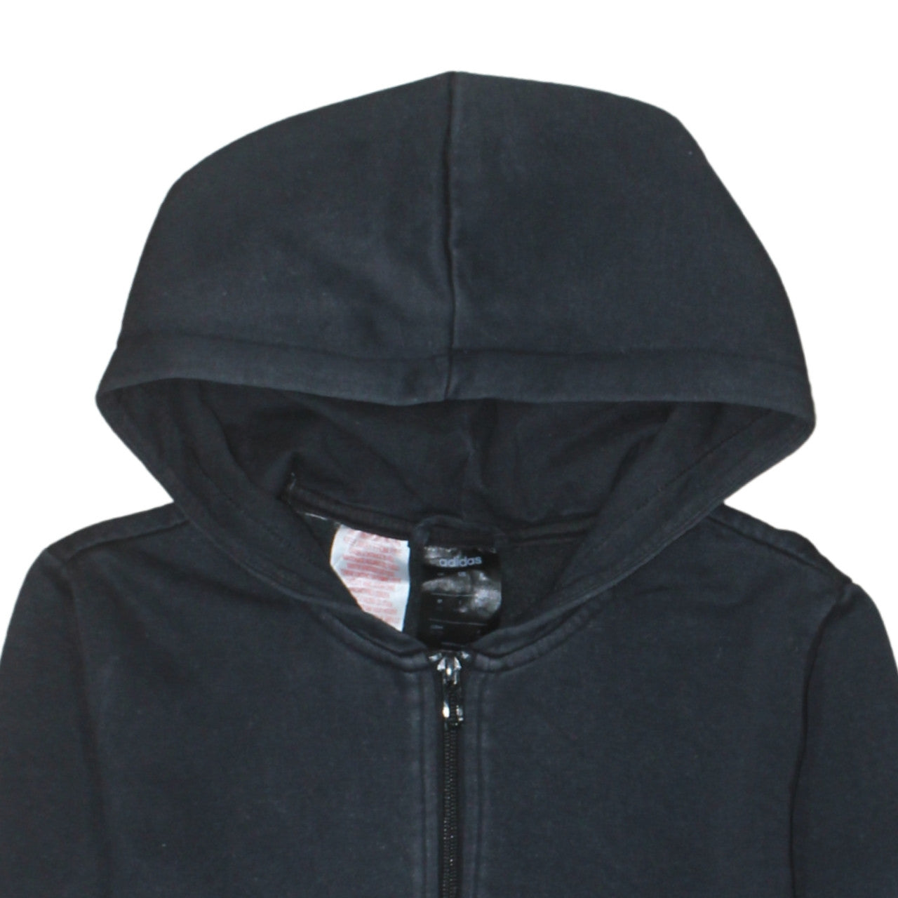 Boys UK Size 14-15 Years adidas Black Full Zip Hoodie