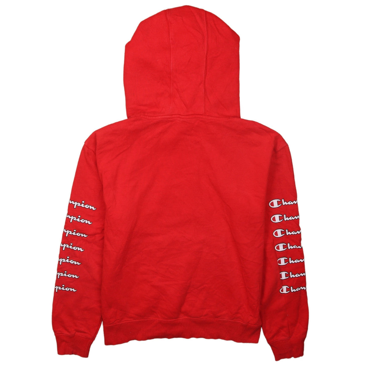 Mens UK Size XS Champion Red Pullover Hoodie