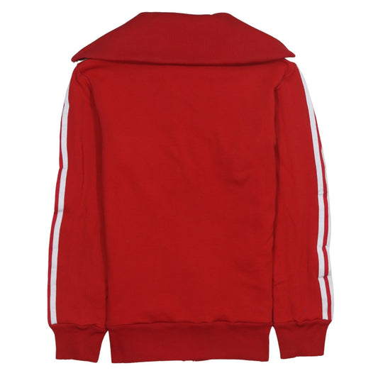 Womens UK Size M adidas Red Full Zip Hoodie