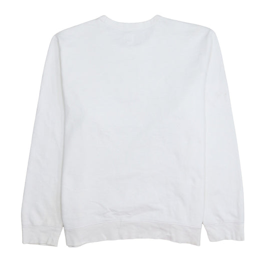 Mens UK Size XL Gap White Pullover Sweatshirt