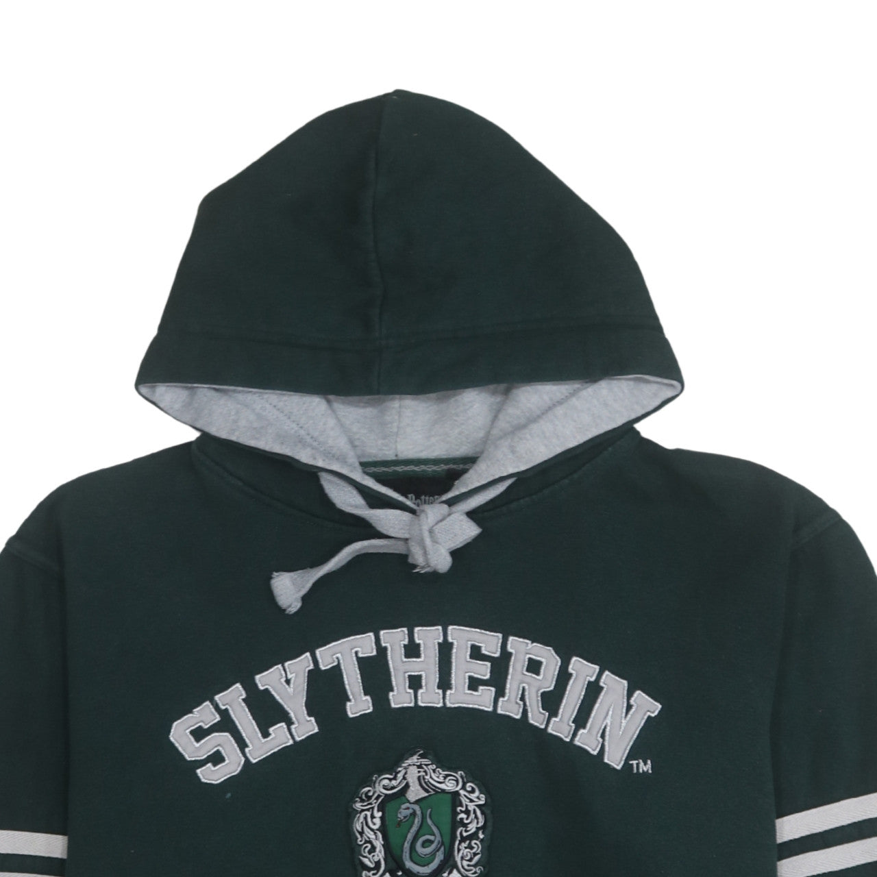 Unisex Adults UK Size XL Harry Potter Green Pullover Hoodie