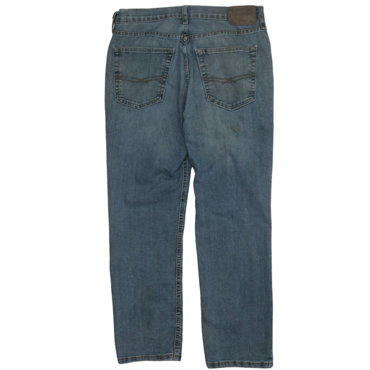 Mens UK Size 34 Levi's Regular Fit Straight Blue Jeans