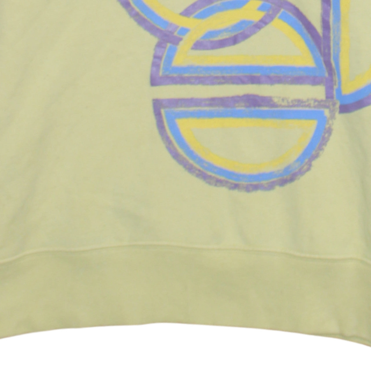 Mens UK Size M Diesel Yellow Pullover Hoodie
