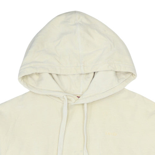 Mens UK Size XS Levi's Ivory Pullover Hoodie